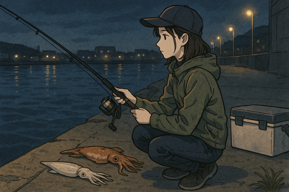 コノシロ泳がせ釣りで狙えるイカの種類