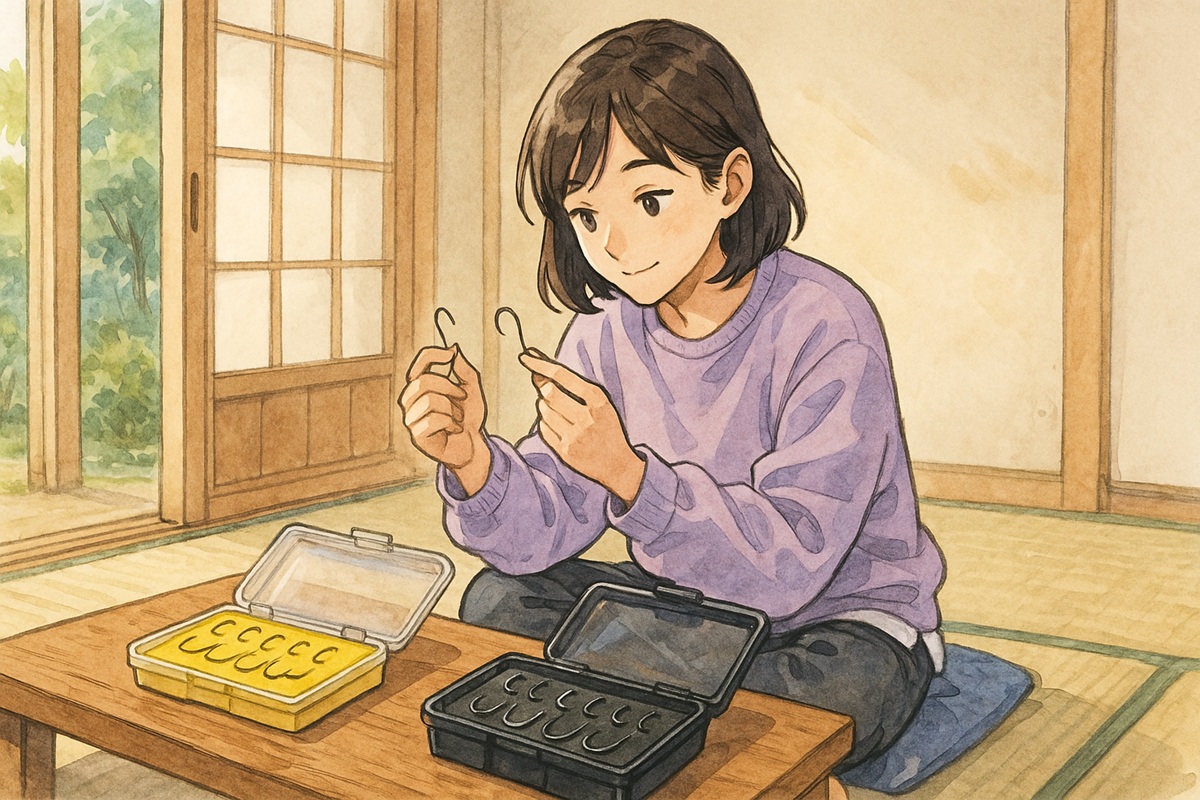 がまかつとダイワの注目カワハギの針を比較