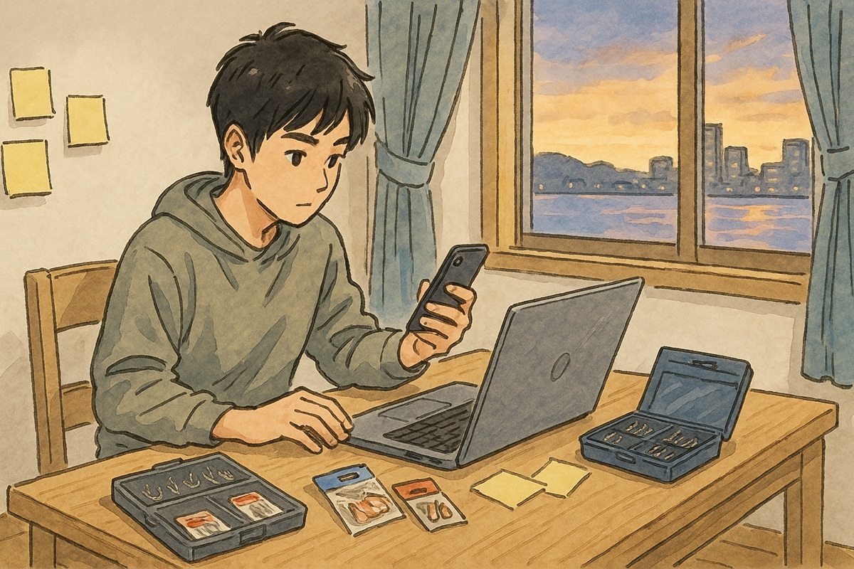 カワハギの替え針を切らさない補充計画
