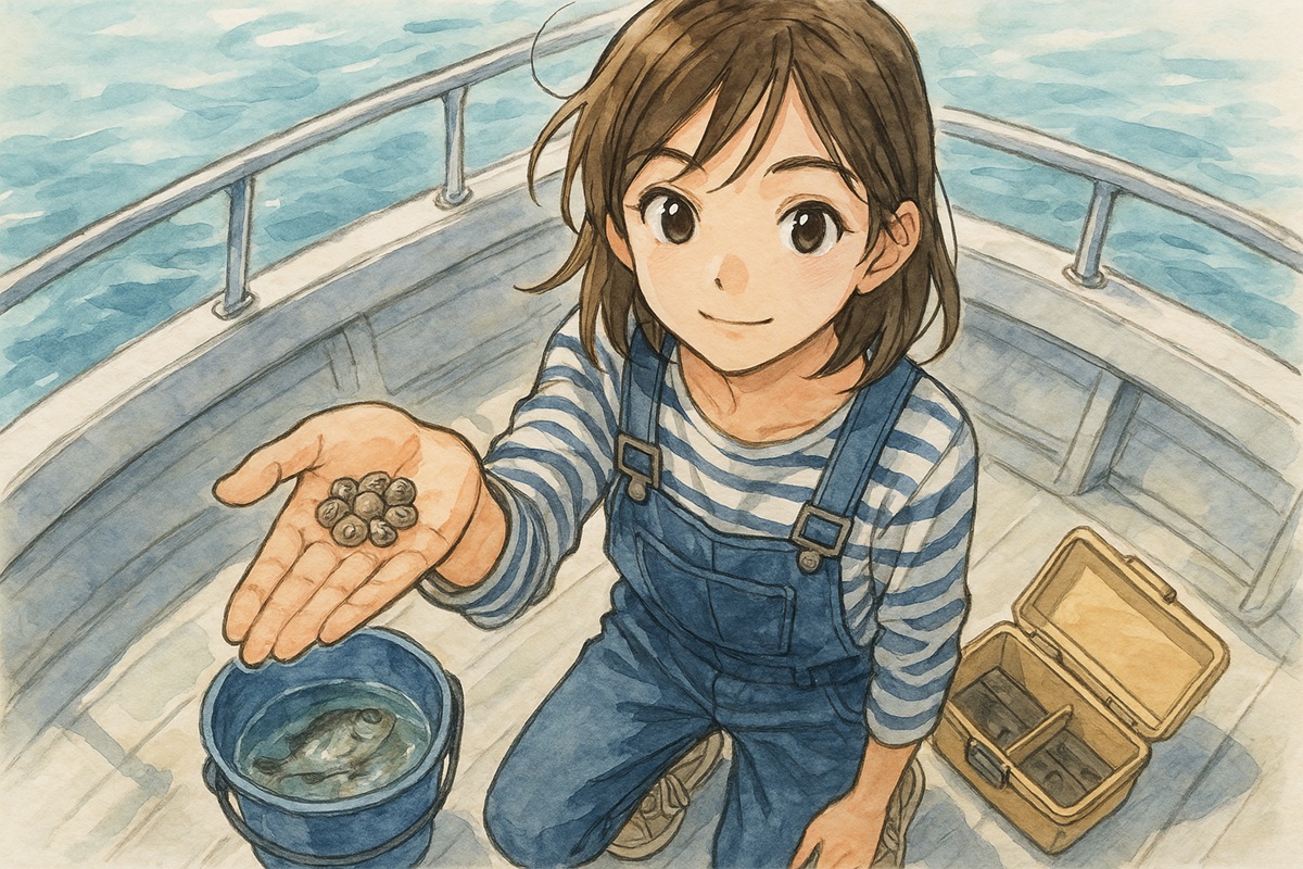 カワハギ釣りに小粒サイズのアサリが適している理由