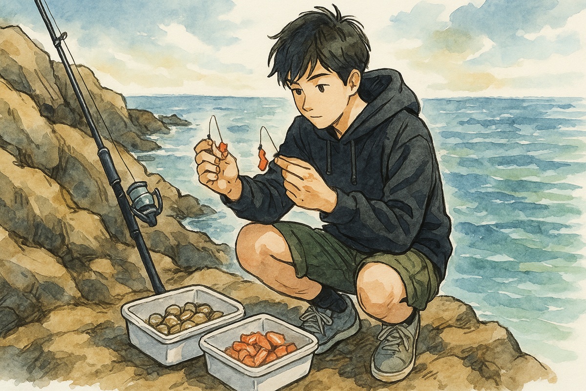 カワハギ釣りでアサリ以外の餌との使い分け方