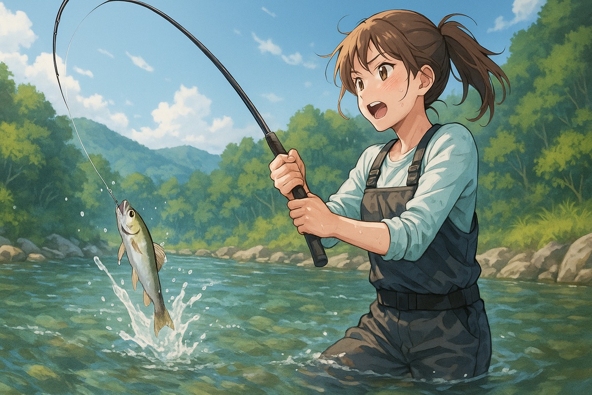 基本的な鮎の釣り方と合わせのコツ