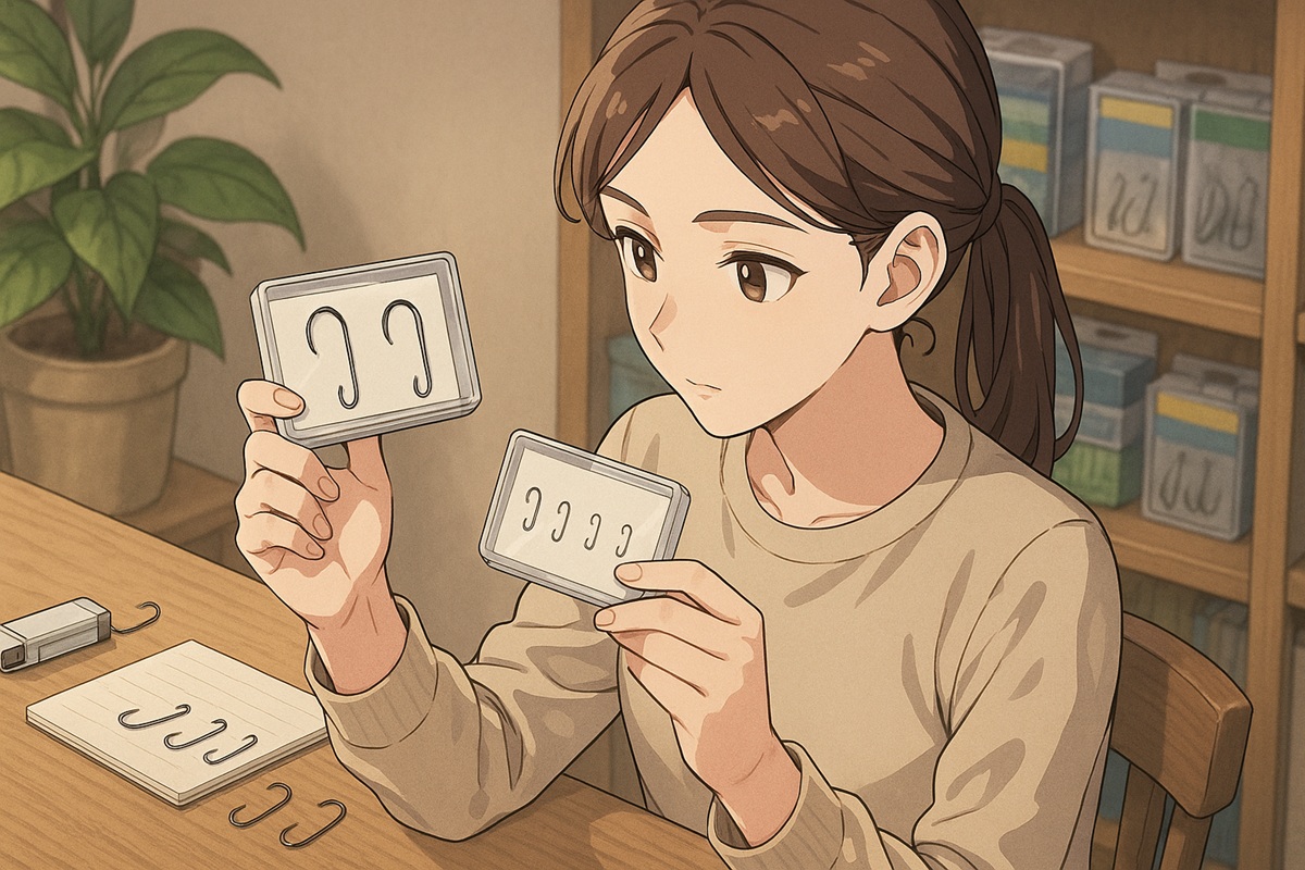鮎コロガシ仕掛けの適切な針のサイズの選び方