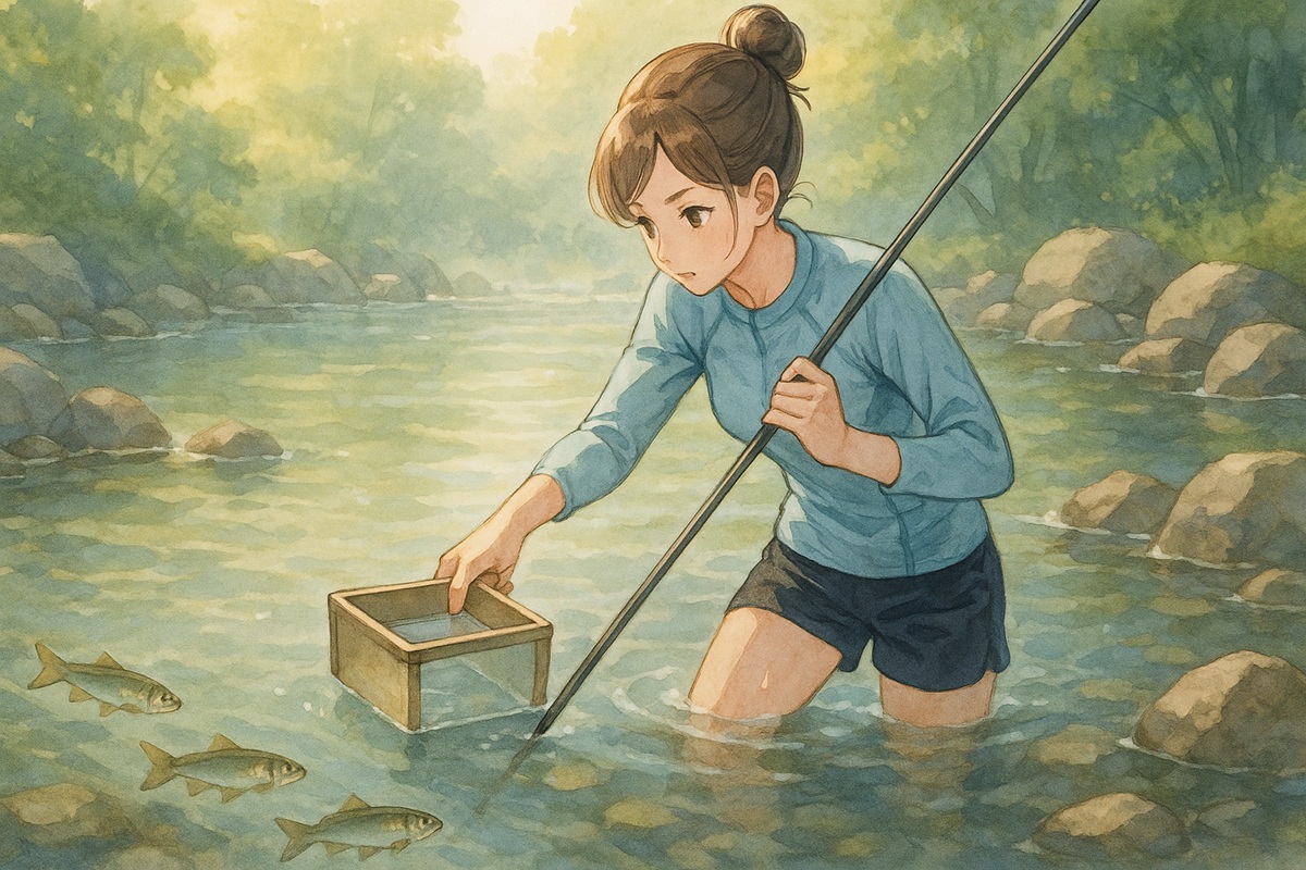 釣果を上げる鮎のしゃくりのコツ