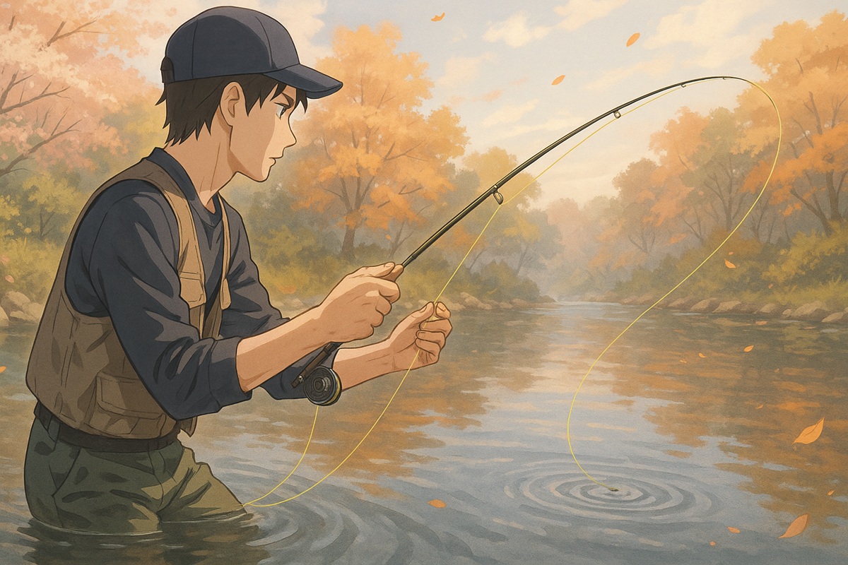 季節に合わせたウェットフライの流し方