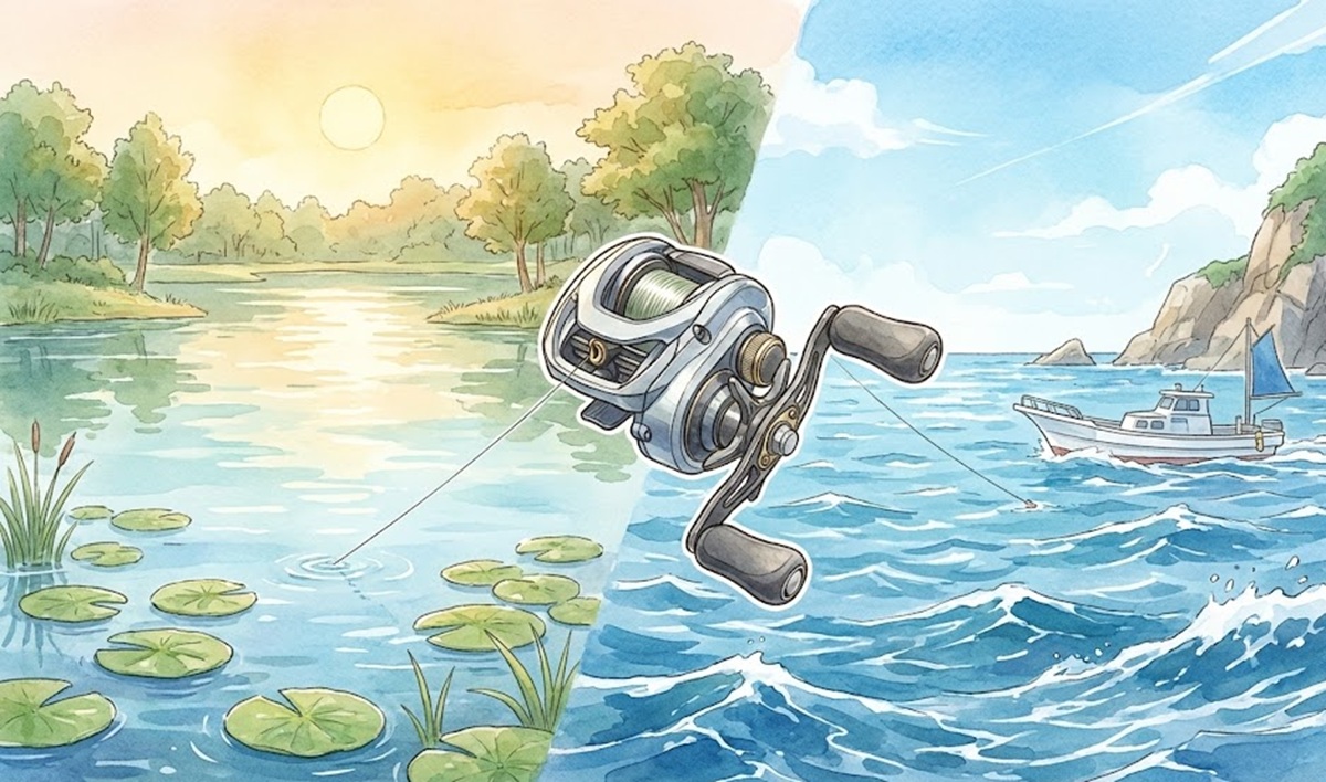 代用機としてバス用ベイトリールはカワハギに最適か