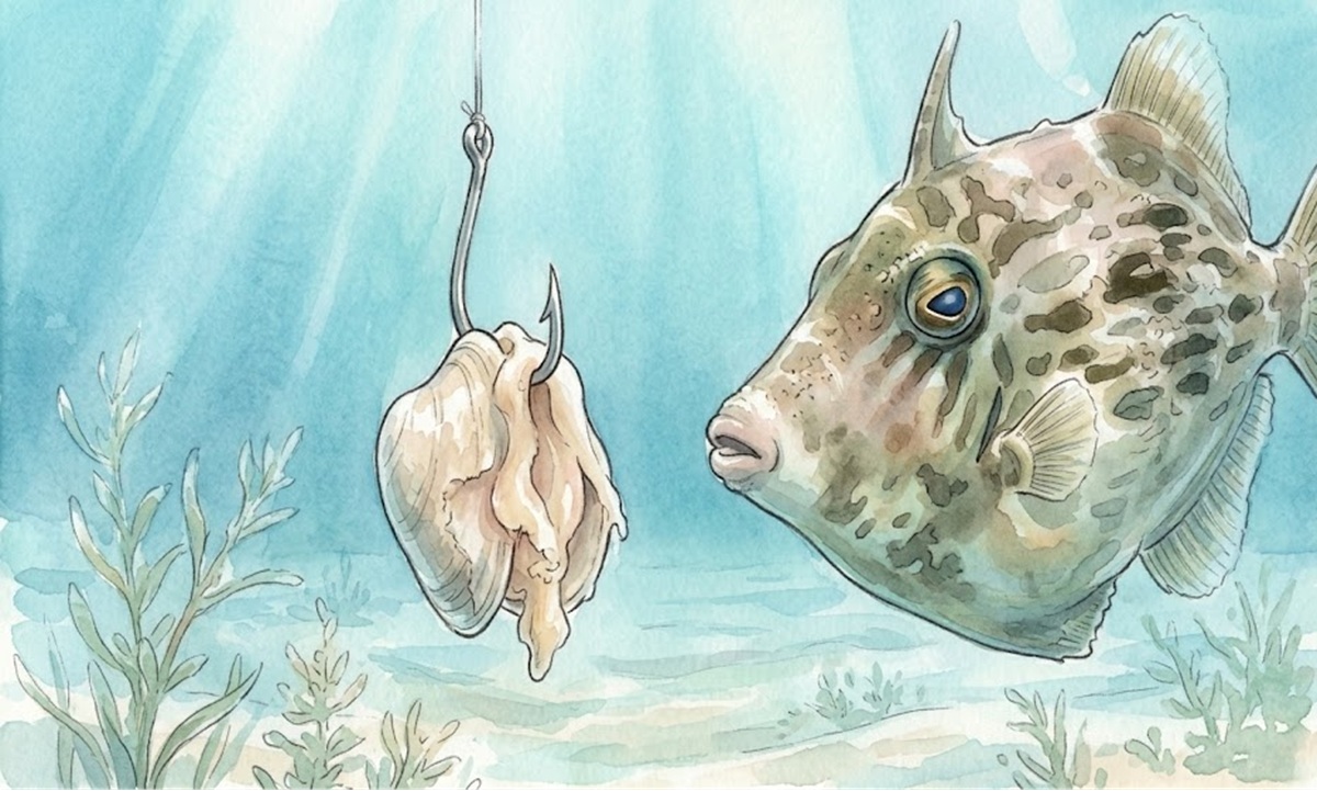 再冷凍時の細胞破壊によるアサリのエサ持ちとカワハギ釣果への深刻な悪影響